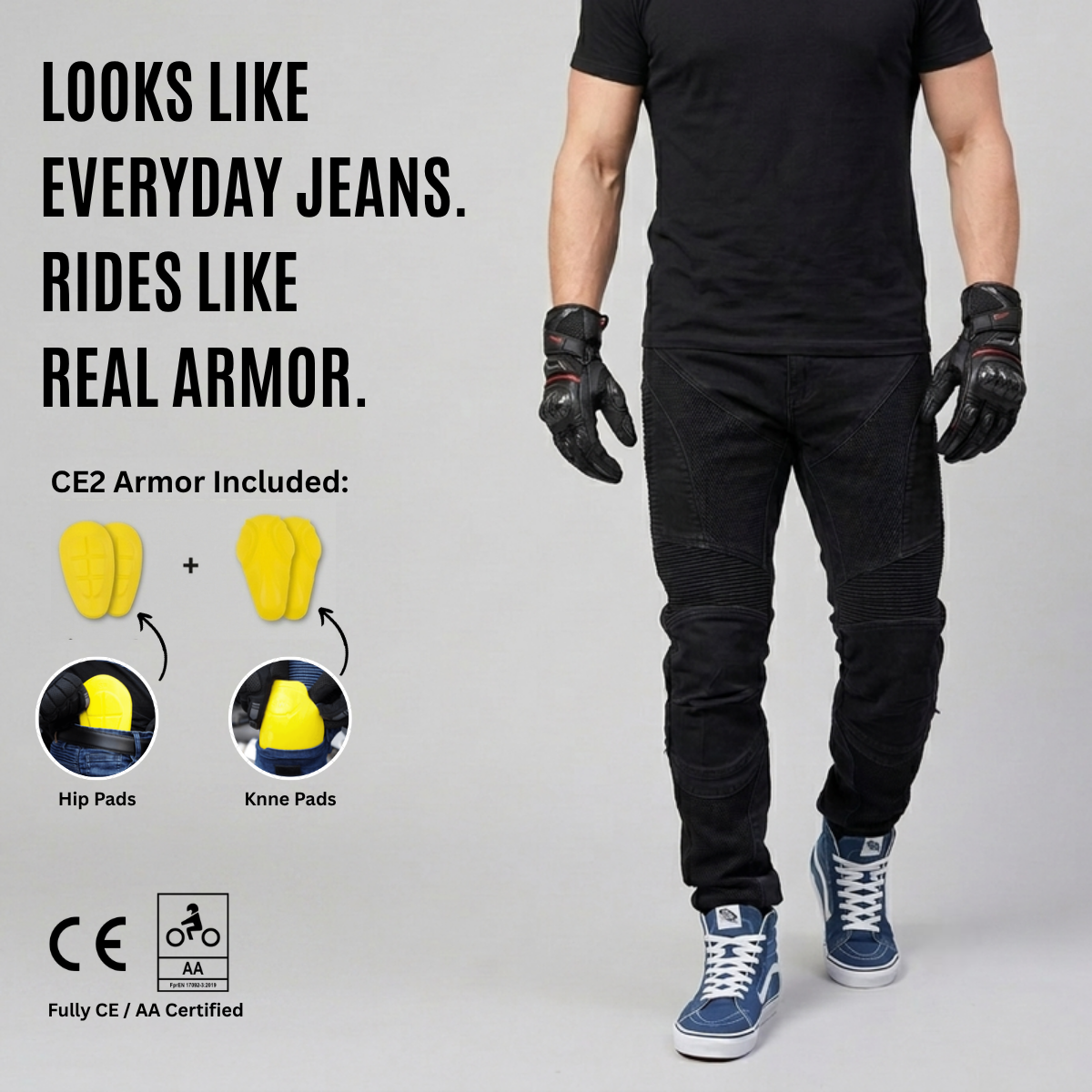 ForgeRide Protective Motorcycle Jeans